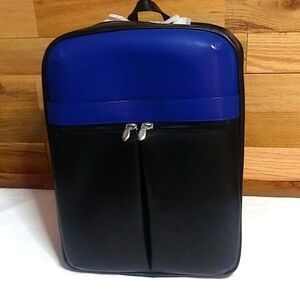Blue and Black Backpack Laptop - Sleek Urban Carry NWT